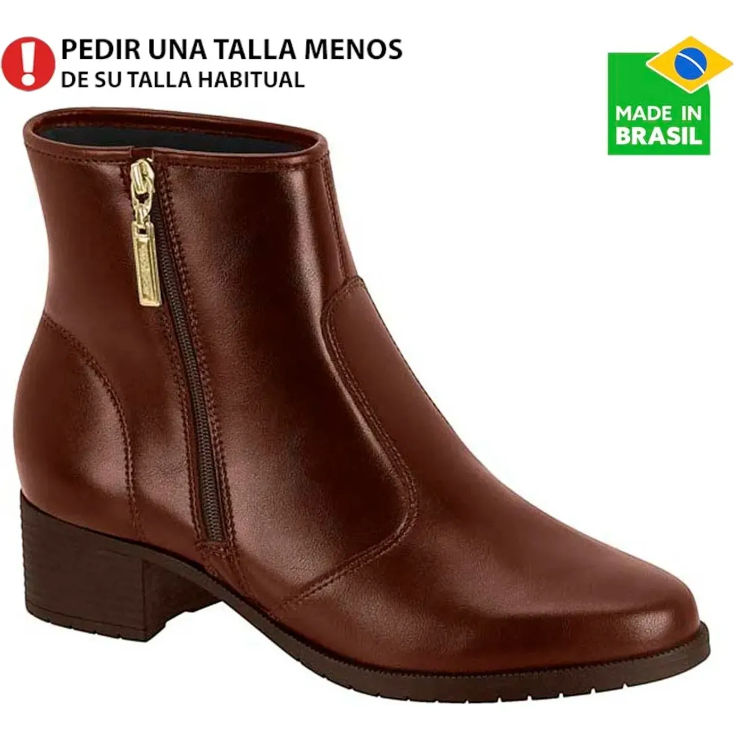 MOLECA Botin Moleca De Vestir Mujer 5346 color cafe | Platanitos