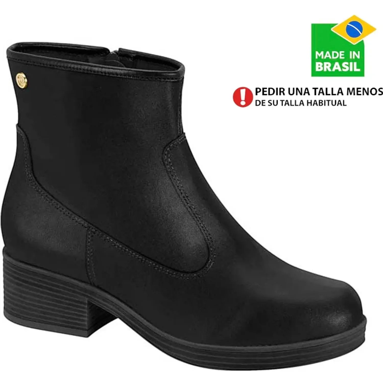 MOLECA Botin Moleca De Vestir Mujer 5354 color negro | Platanitos