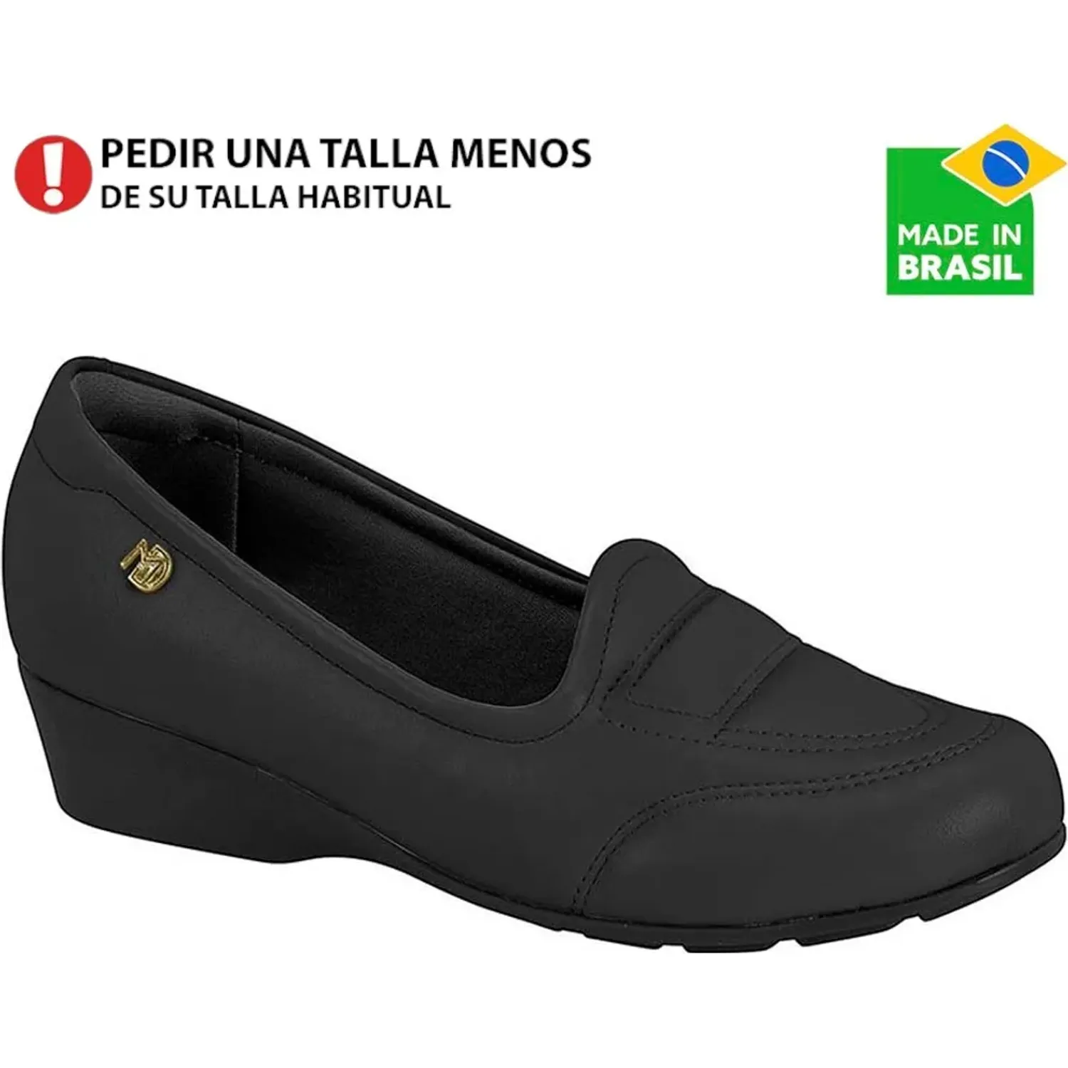 Mocasines Modare Mujer Pr70 color negro | Platanitos