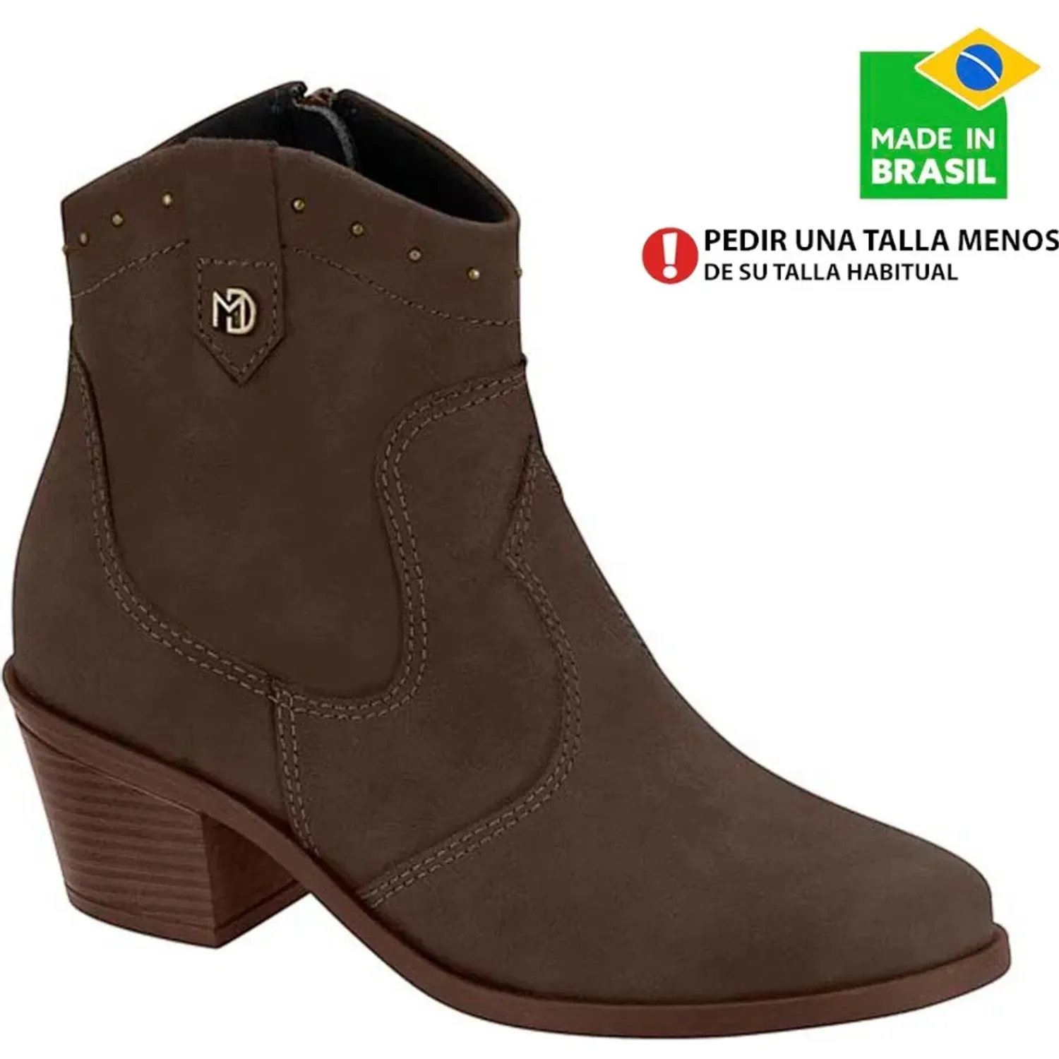 Botin Modare De Vestir Mujer 7089 color chocolate | Platanitos
