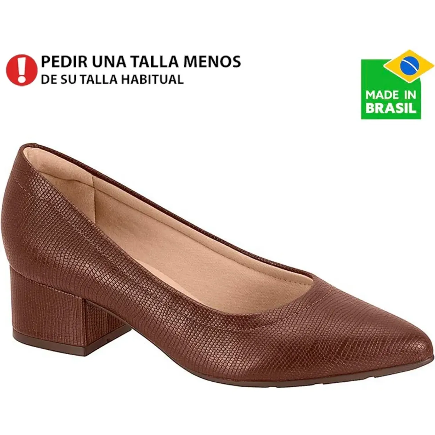 Calzado Modare De Vestir Mujer 7340 color cafe | Platanitos