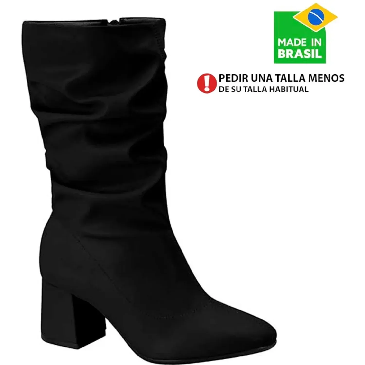 BEIRA RIO Botas Beira Rio Mujer 9076 color negro | Platanitos