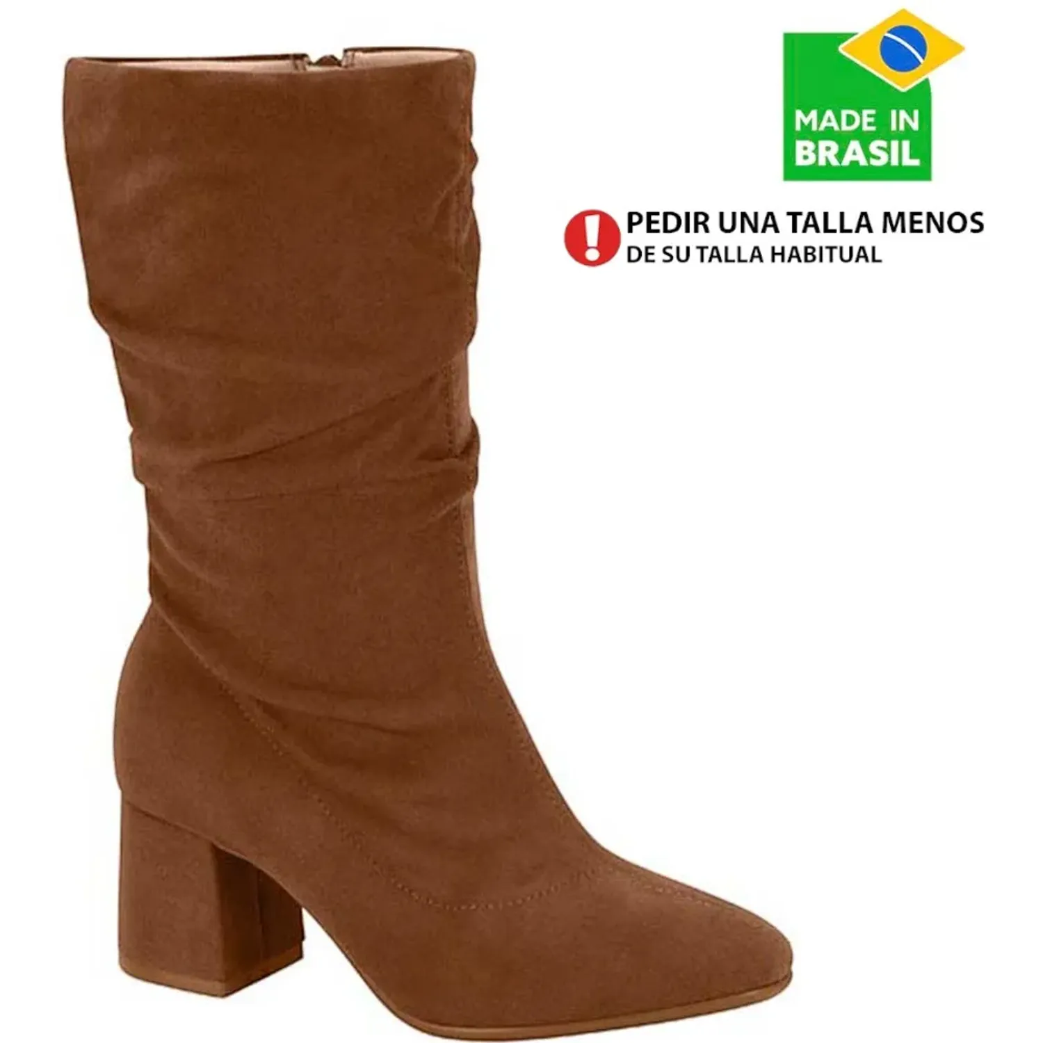Botas Beira Rio Mujer 9076 color camel | Platanitos