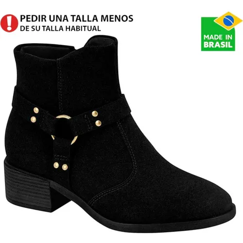 Botin Beira Rio De Vestir Mujer 9087 color negro | Platanitos