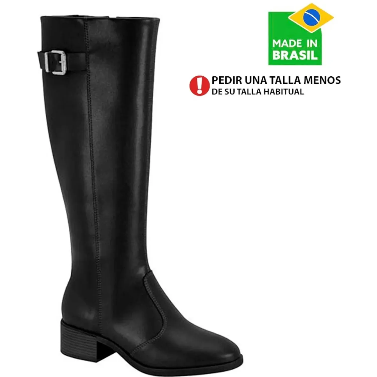BEIRA RIO Botas Beira Rio Mujer 9087 color negro | Platanitos