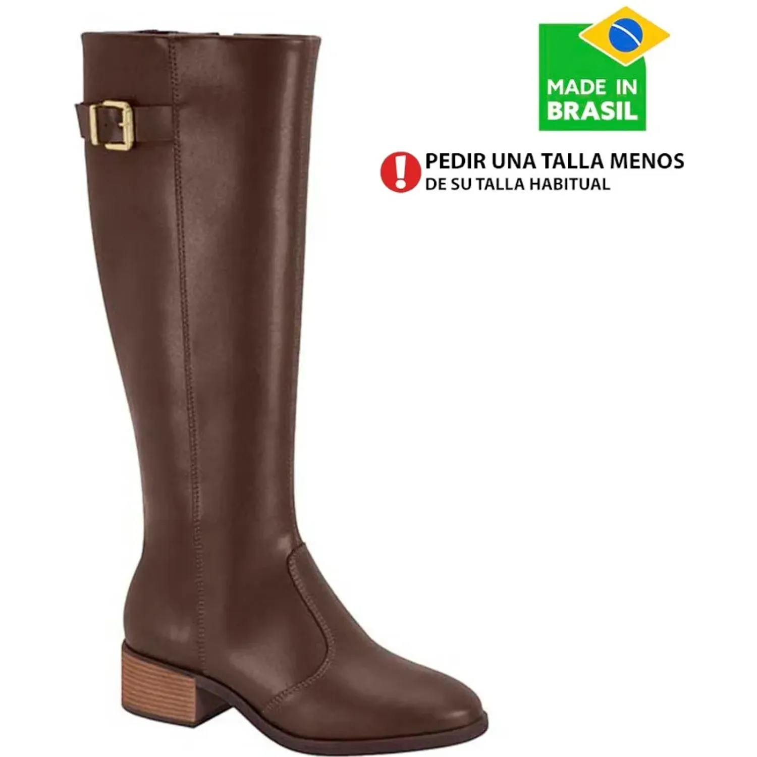 BEIRA RIO Botas Beira Rio Mujer 9087 color cafe | Platanitos