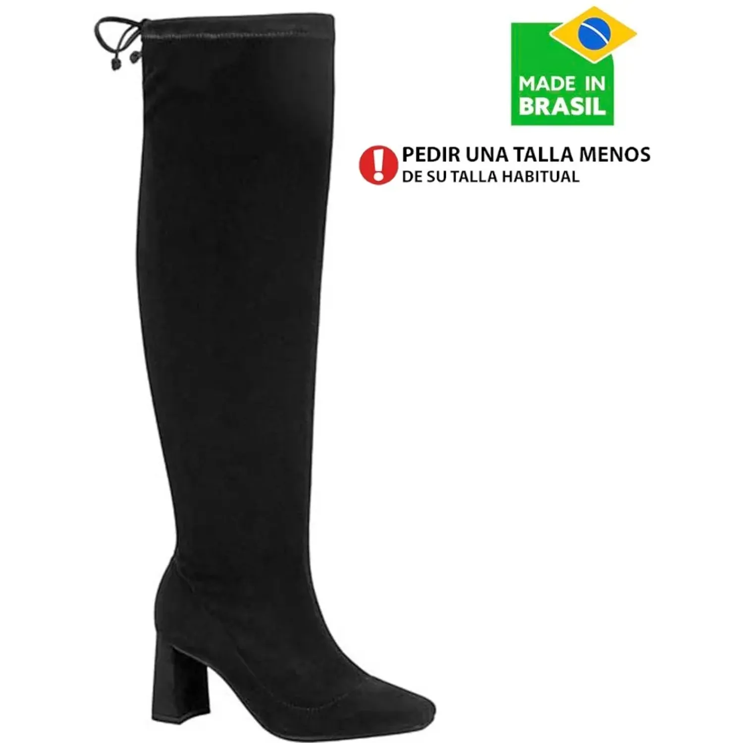 Botas Beira Rio Mujer 9092 color negro | Platanitos