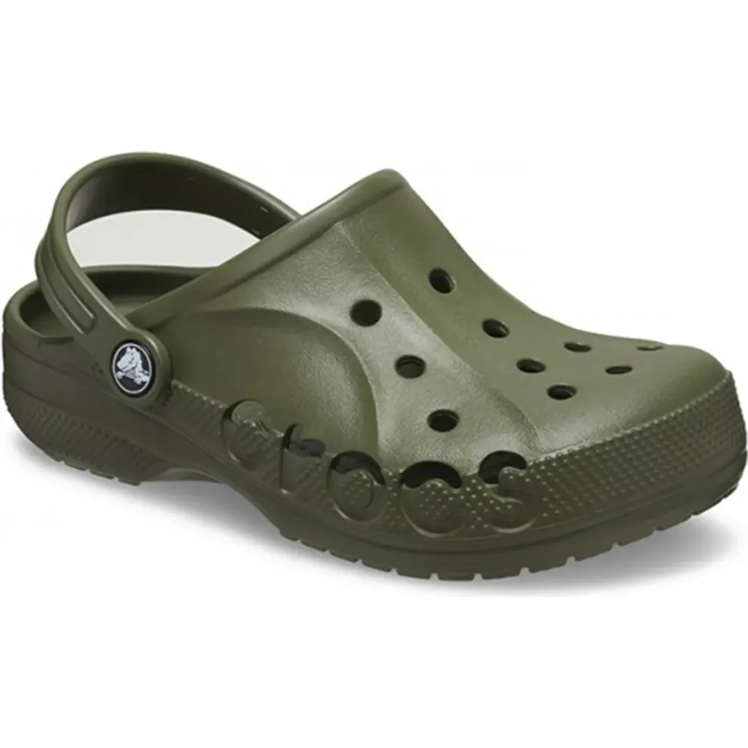 Zuecos Crocs Unisex Niños Classic Baya Clog color verde | Platanitos