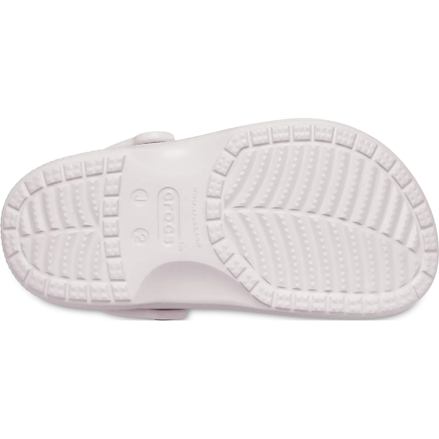 Zuecos Crocs Unisex Niños Classic Baya Clog color rosado pastel | Platanitos