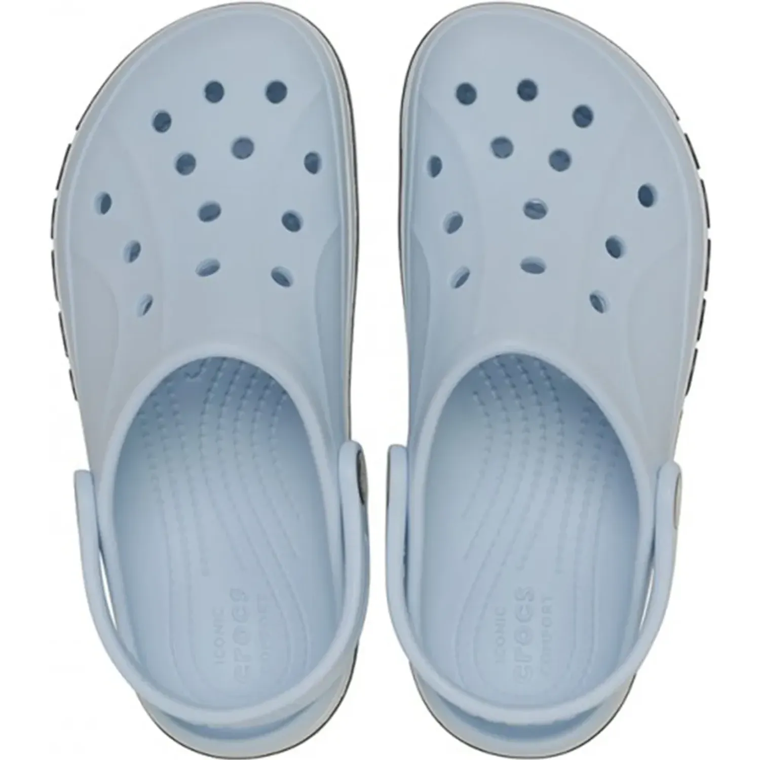 Zuecos Crocs Unisex Niños Bayaband Clog color celeste | Platanitos
