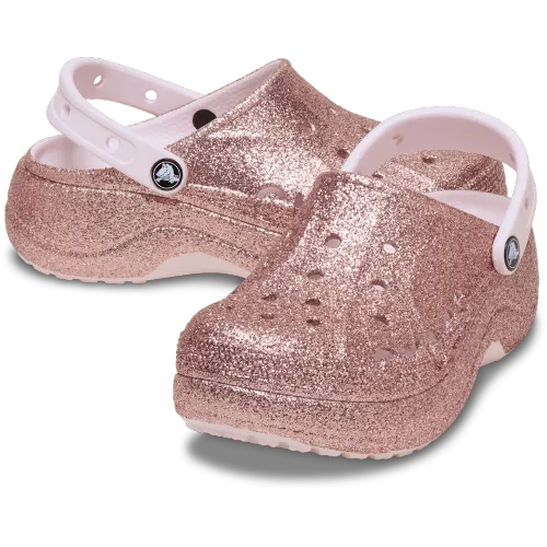 CROCS Zuecos Mujer Baya Platform Glitter Clog
