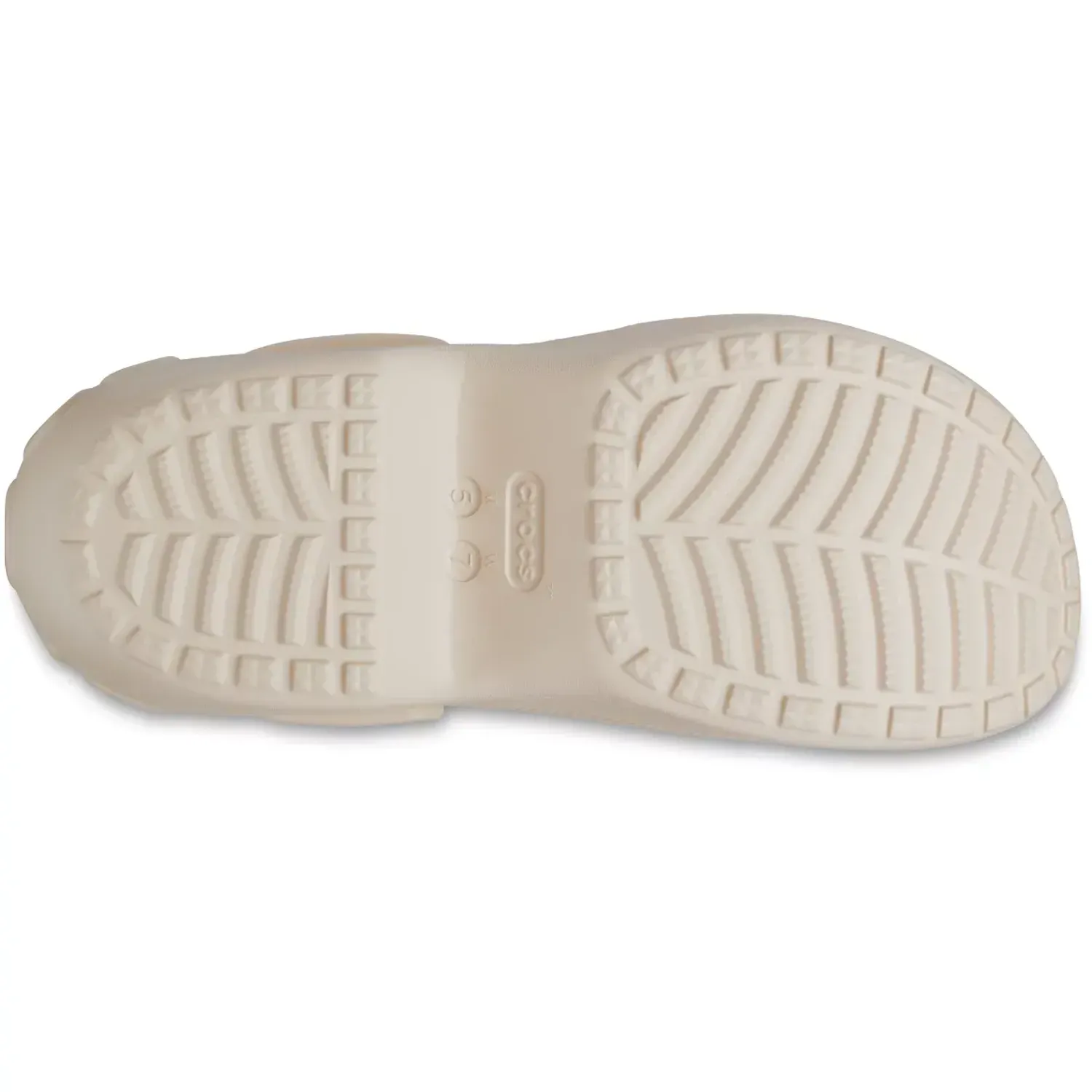 Zuecos Crocs Mujer Bella Clog color beige | Platanitos