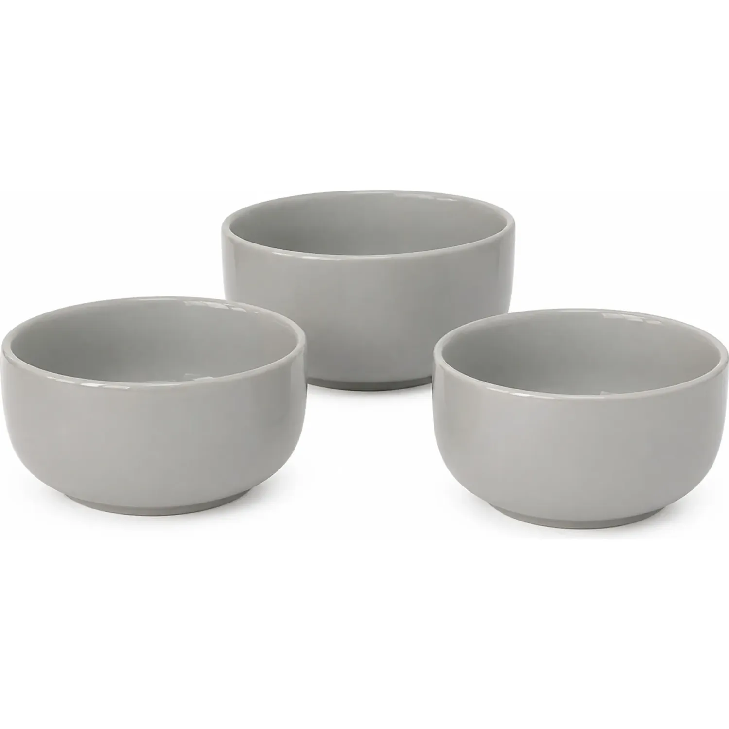 Juego Ichimatsu De Bolos Por 3 Piezas Color Gris (5.5/5/3.5) color blanco | Platanitos