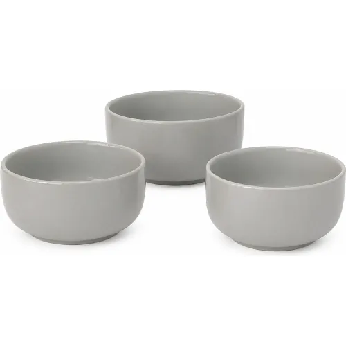 Juego Ichimatsu De Bolos Por 3 Piezas Color Gris (5.5/5/3.5) color blanco | Platanitos