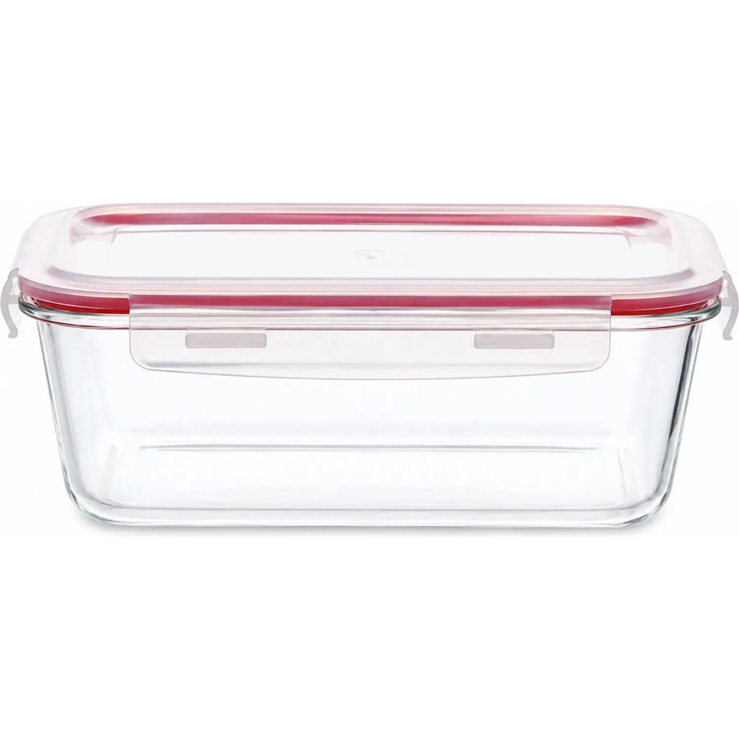 Taper Ichimatsu Rectangular De Vidrio De 1500 Ml color transparente | Platanitos