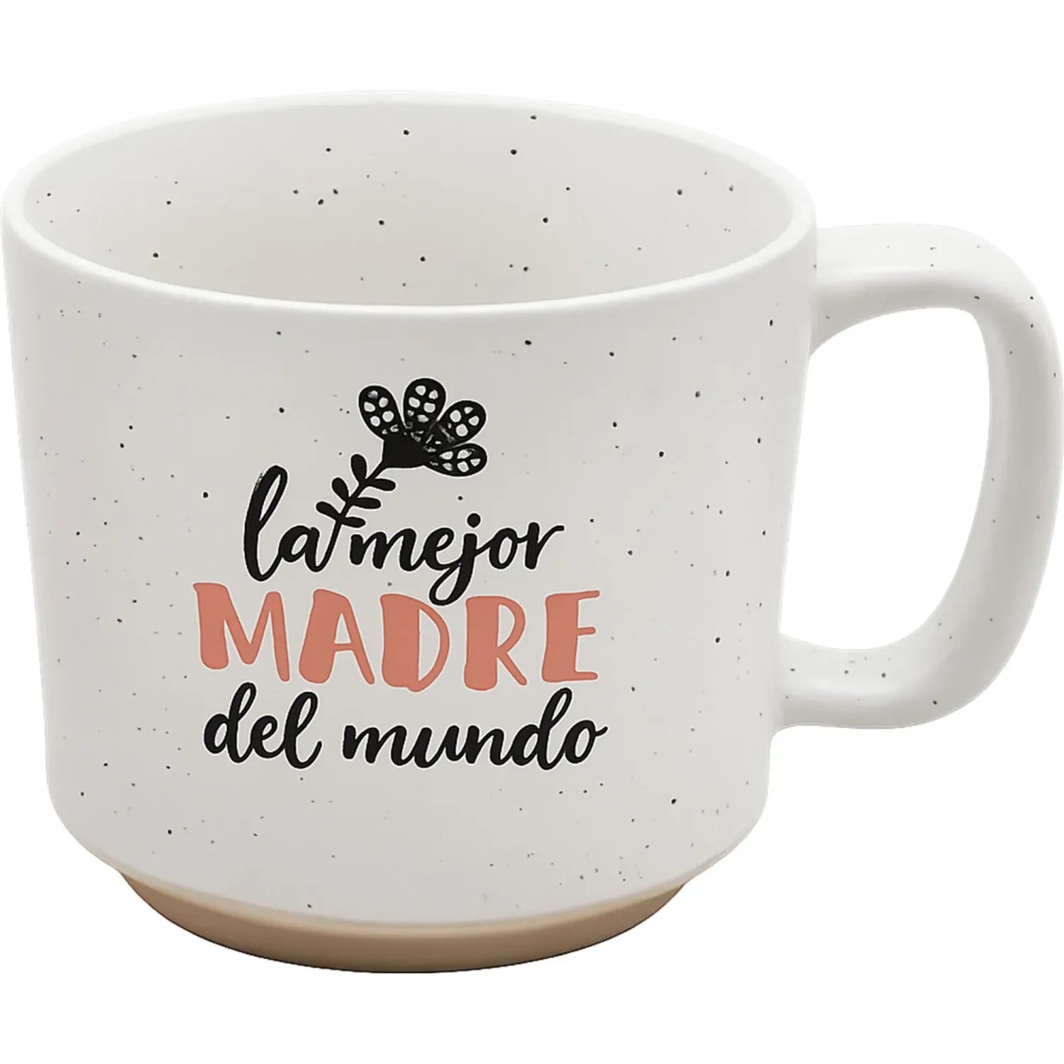 ICHIMATSU Taza Ichimatsu De Loza Mate 16 Oz Con Estuche Decorado Dia De La Madre color blanco | Platanitos