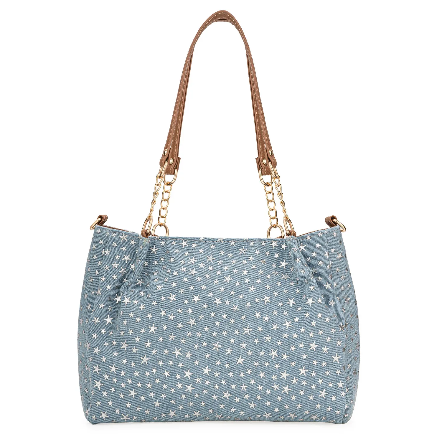 Cartera Limoni Casual Africa color celeste | Platanitos