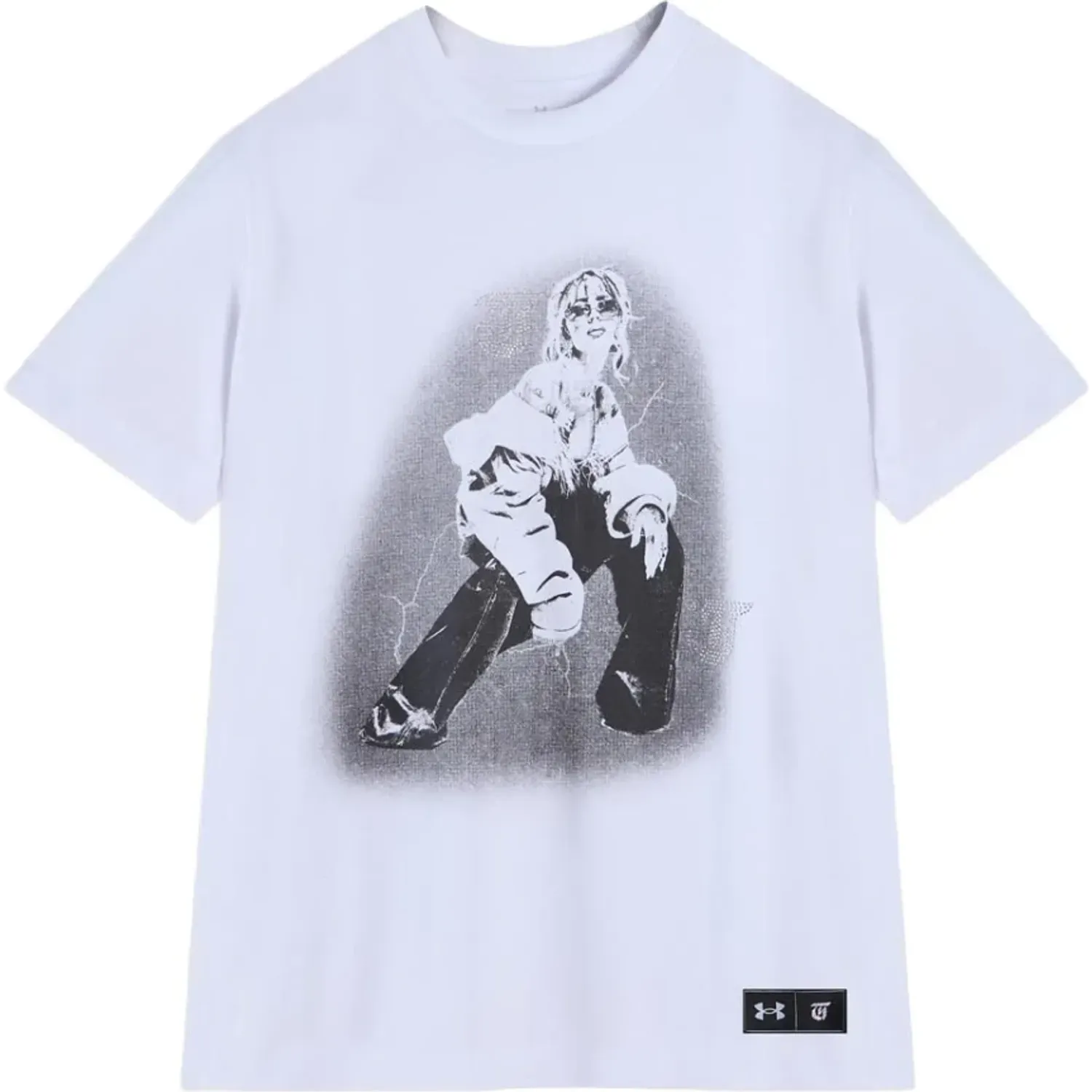 Polo Under Armour Unisex Ua W Bfos Logo Tee Ss Tini Futttura color blanco | Platanitos