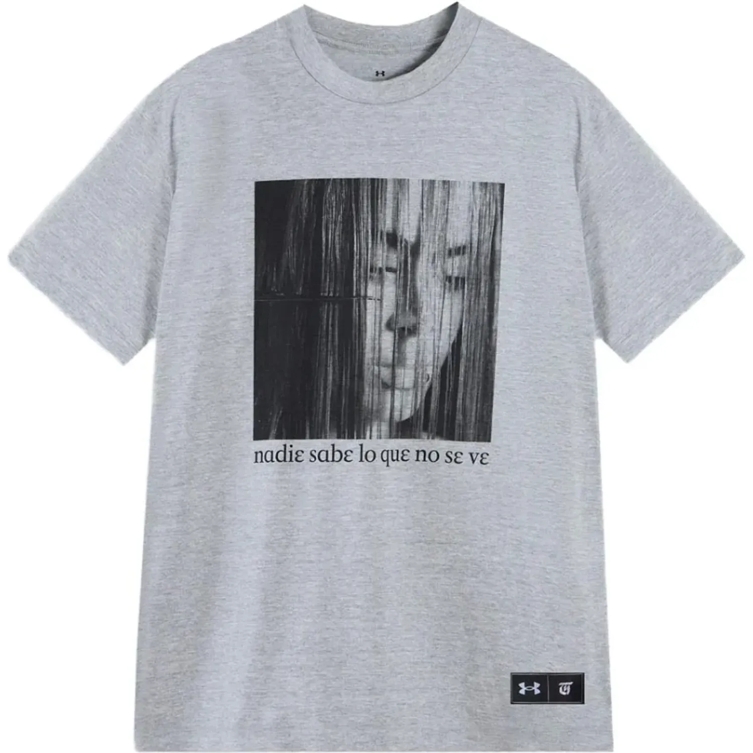 Polo Under Armour Unisex Ua W Bfos Logo Tee Ss Tini Umdp color gris melange | Platanitos