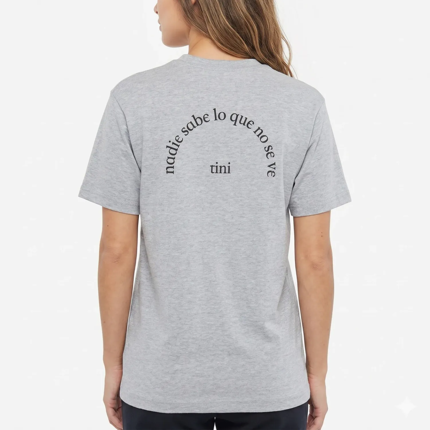 Polo Under Armour Tini Mujer Bfos Logo Tee Ss Umdp color gris melange | Platanitos