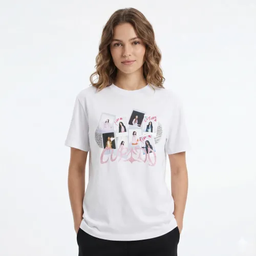 Polo Under Armour Unisex Ua W Bfos Logo Tee Ss Tini Cupido color blanco | Platanitos