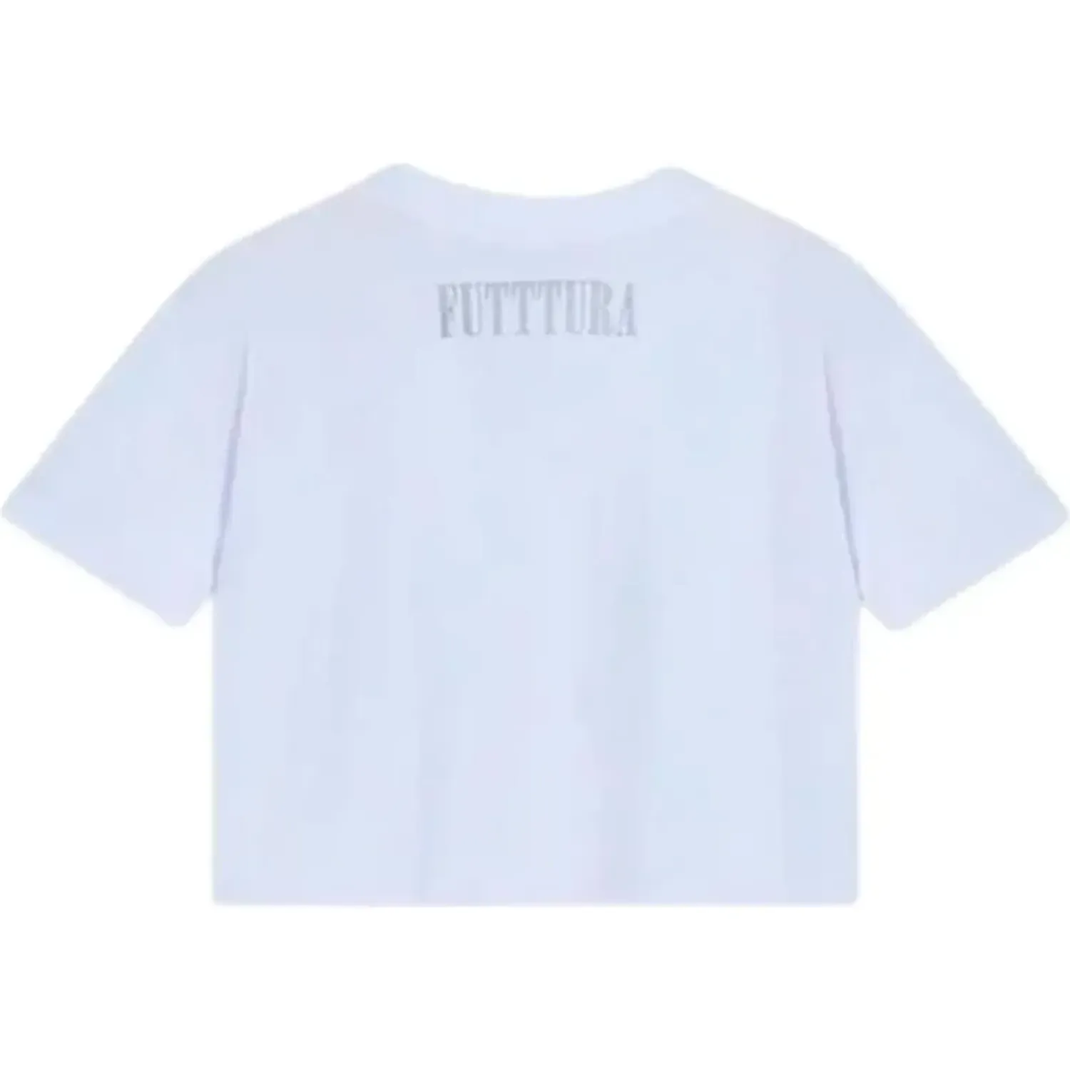 Polo Under Armour Unisex W Live Crop Ss Tini Futttura color blanco | Platanitos