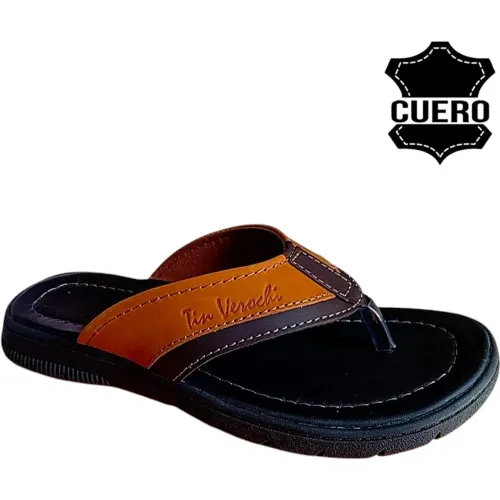 Hombre TIME VEROCHY Negro Sandalia  Cuero Hombre  Tv30