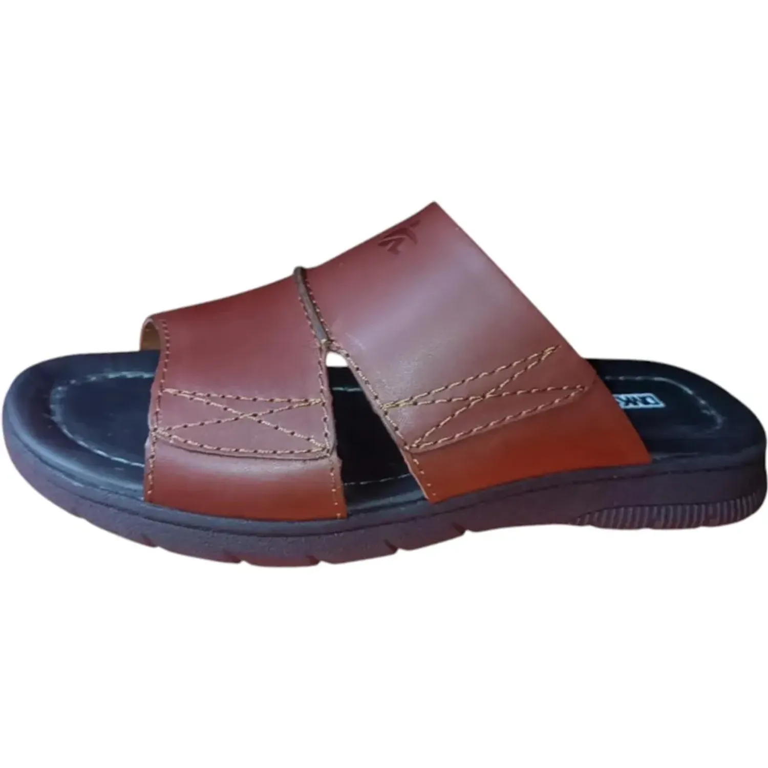 Sandalia Time Verochy  Cuero Hombre  Tv30 color marron | Platanitos