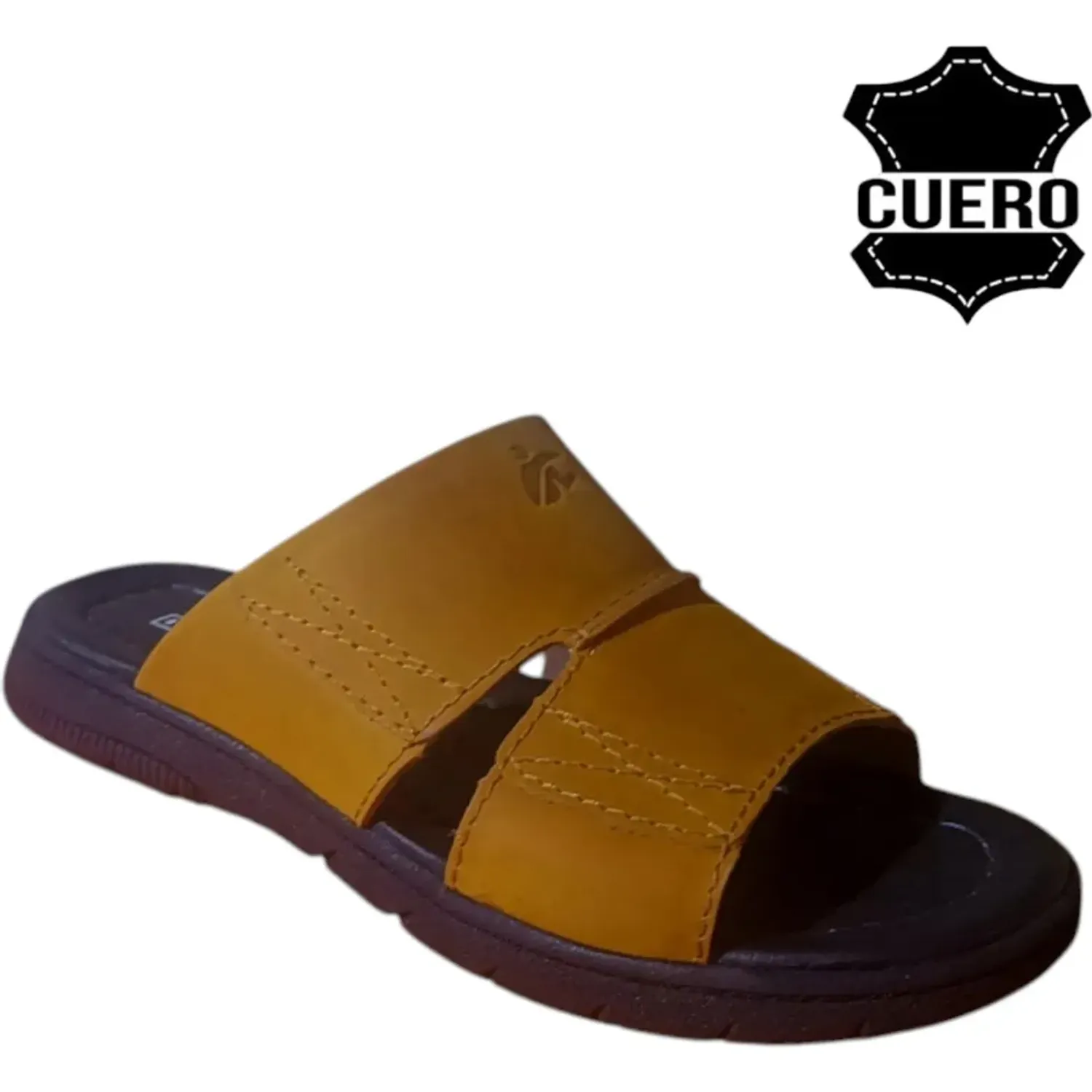 Sandalia Time Verochy  Cuero Hombre  Tv30 color jamaica | Platanitos