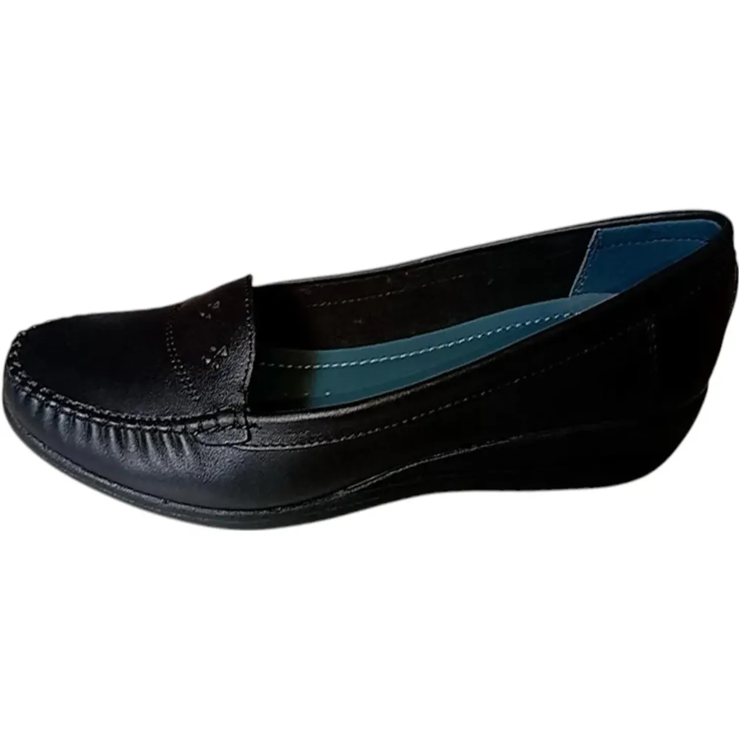 TIME VEROCHY Mocasin Time Verochy Cuero Mujer Tv31 color negro | Platanitos