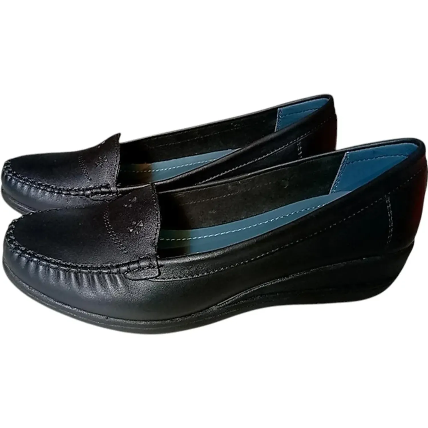 TIME VEROCHY Mocasin Time Verochy Cuero Mujer Tv31 color negro | Platanitos