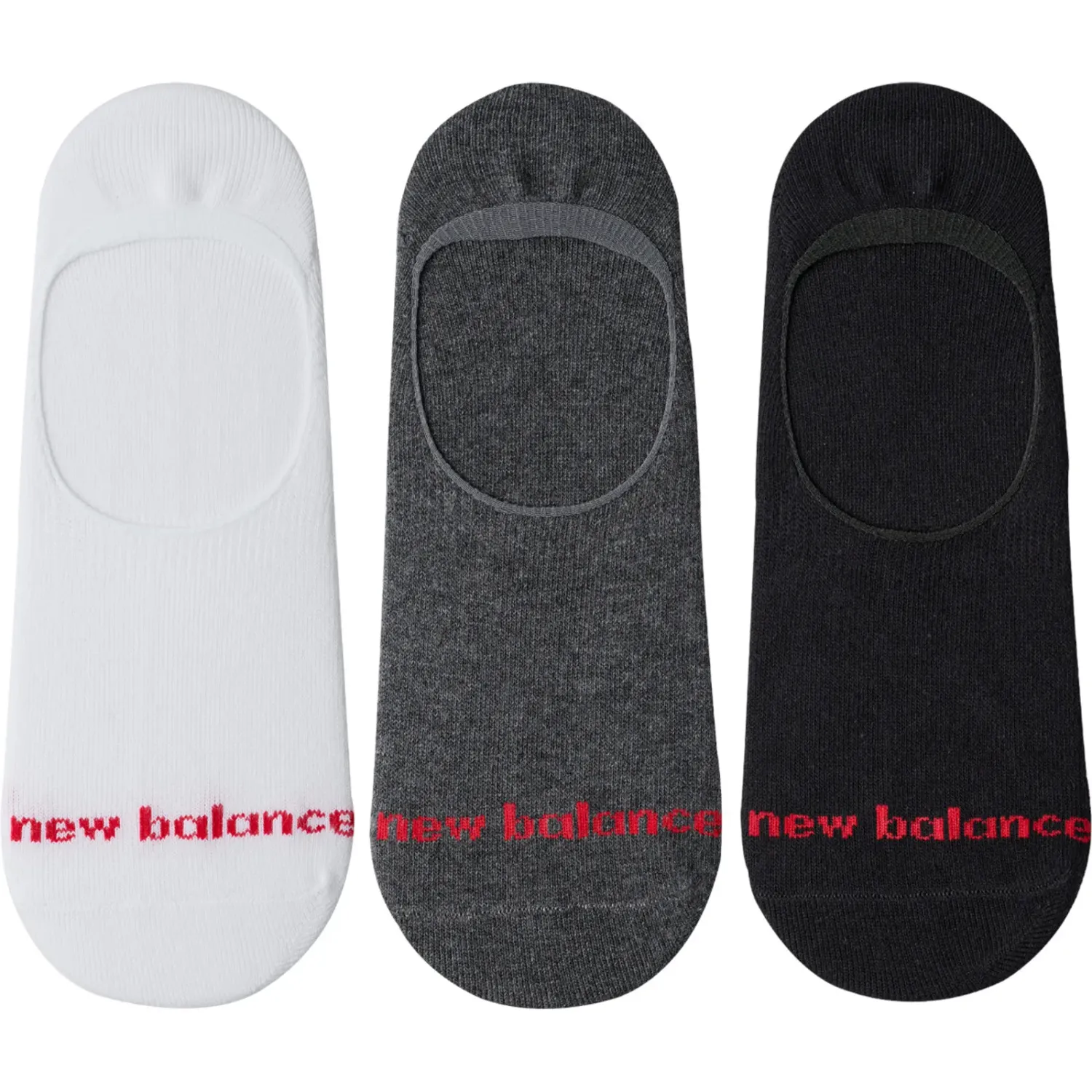 Medias New Balance Invisibles Unisex Everyday Liner - 3 Pares color multicolor | Platanitos
