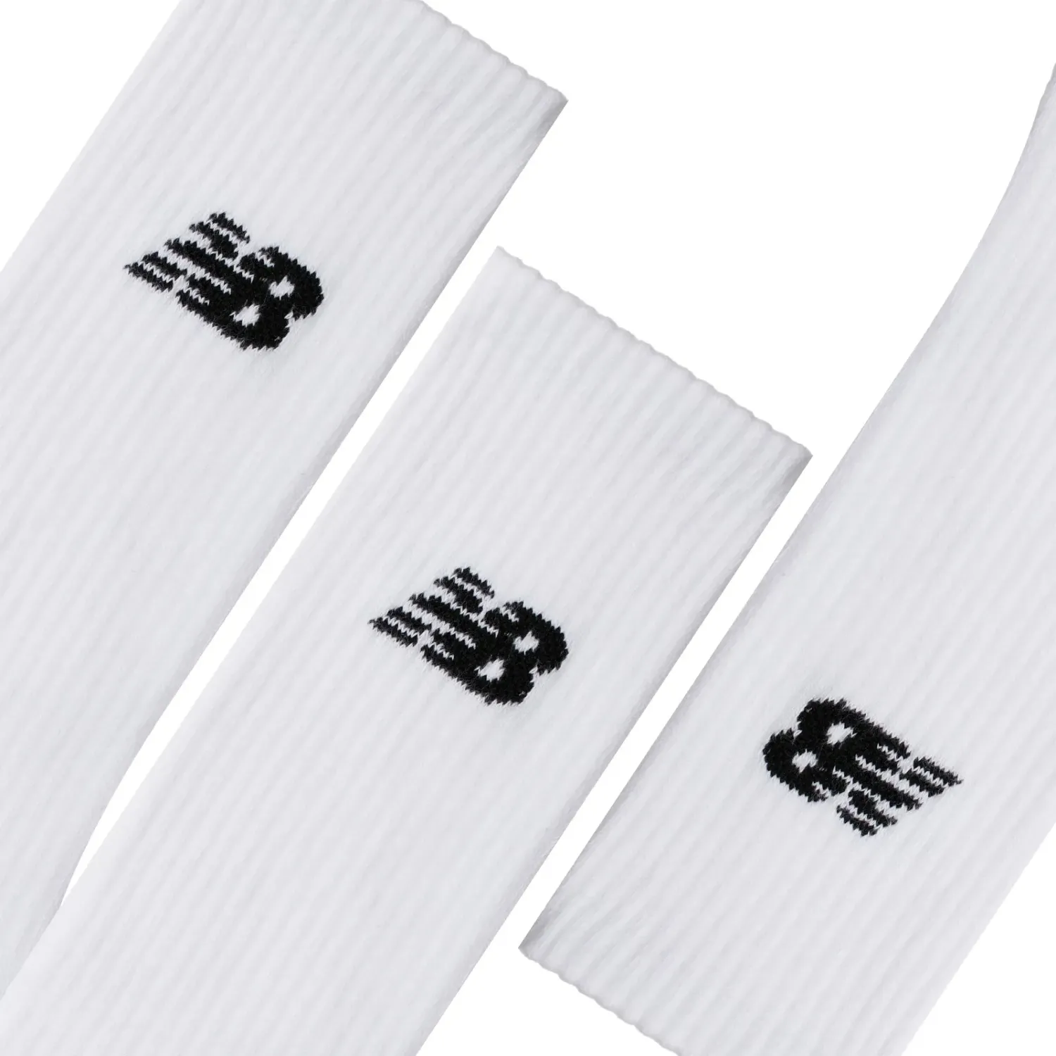 Medias New Balance Deportiva Unisex Everyday Crew 3 Pairs color blanco | Platanitos
