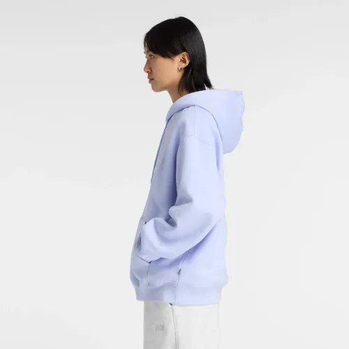New Balance Polera Deportiva Mujer Linear Heritage Fleece Hoodie