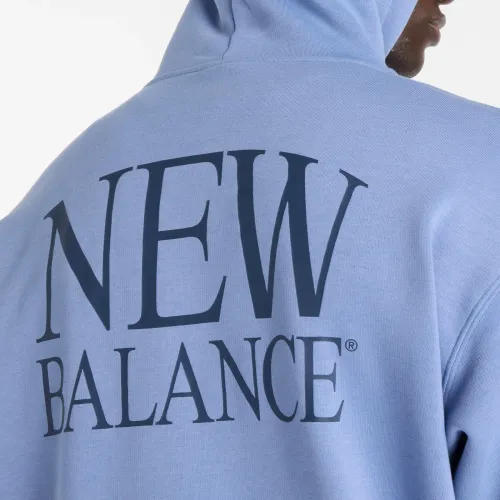 New Balance Polera Deportiva Hombre Reimagined Fleece Hoodie