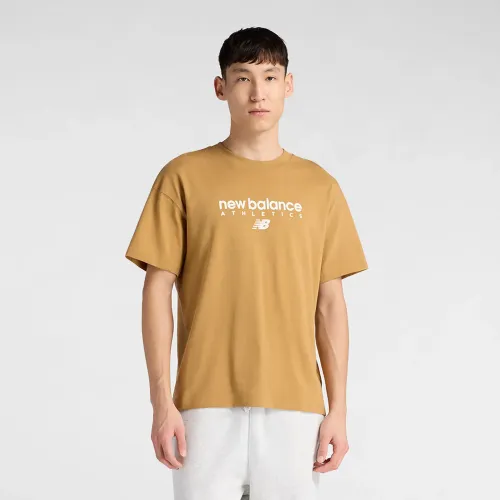 Polo New Balance Deportiva Hombre Linear Graphic T-Shirt | Platanitos