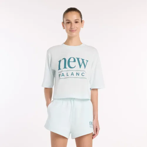 Polo New Balance Deportiva Mujer Reimagined Relaxed T-Shirt | Platanitos