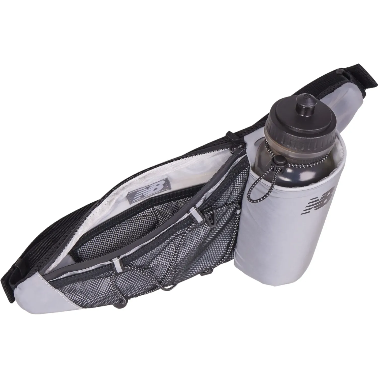 Canguro New Balance Deportiva Unisex Bottle Waist Belt color gris | Platanitos