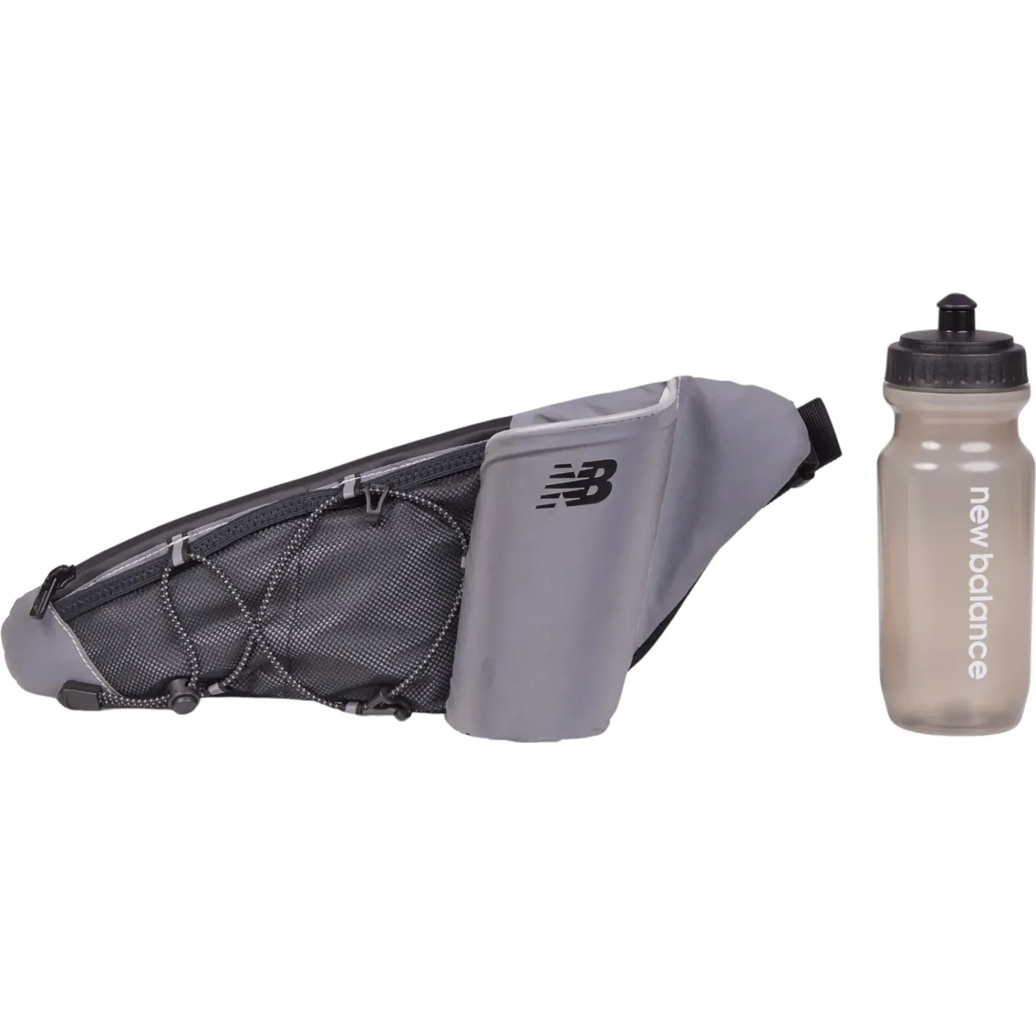 Canguro New Balance Deportiva Unisex Bottle Waist Belt color gris | Platanitos