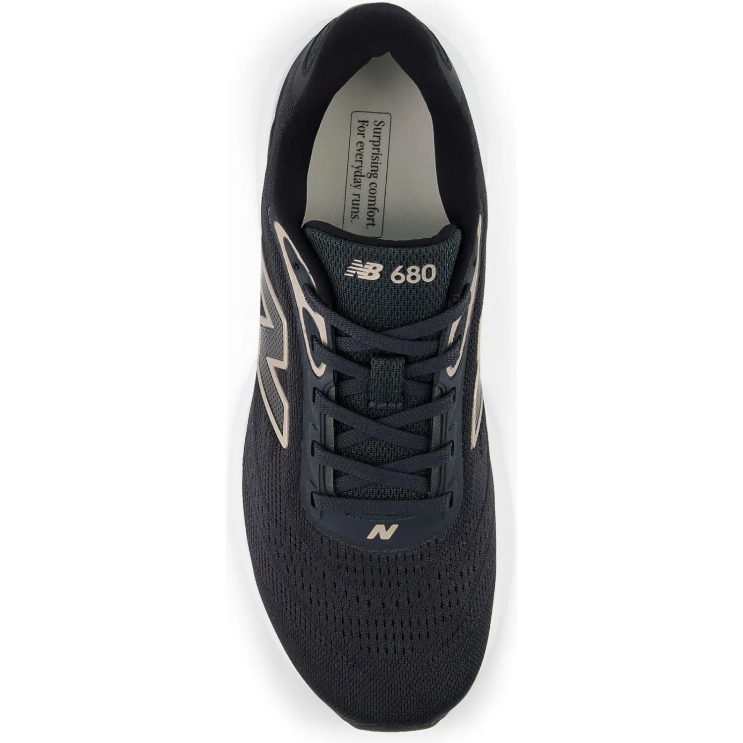 Zapatillas New Balance Running Mujer 680 V9 color negro | Platanitos