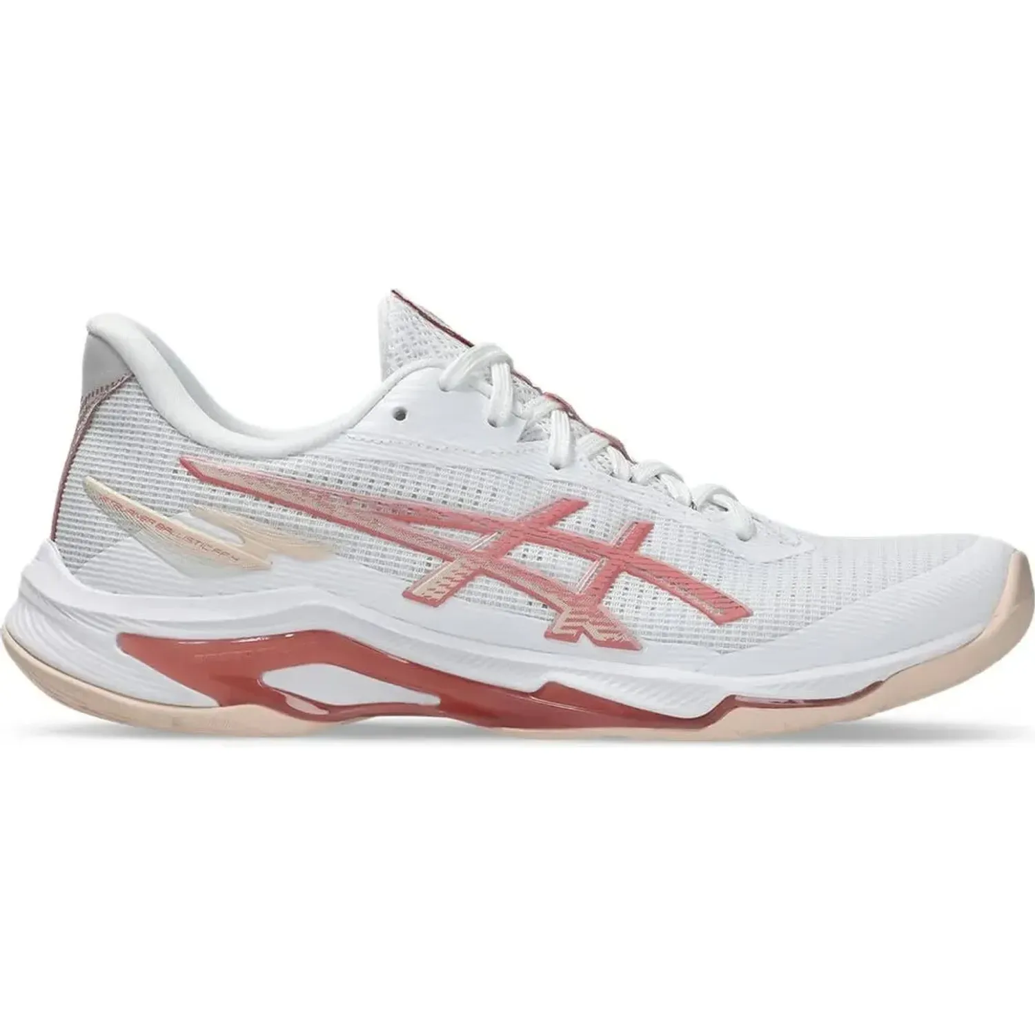 Zapatillas Asics De Voley Mujer Netburner Ballistic Ff 4 color blanco | Platanitos