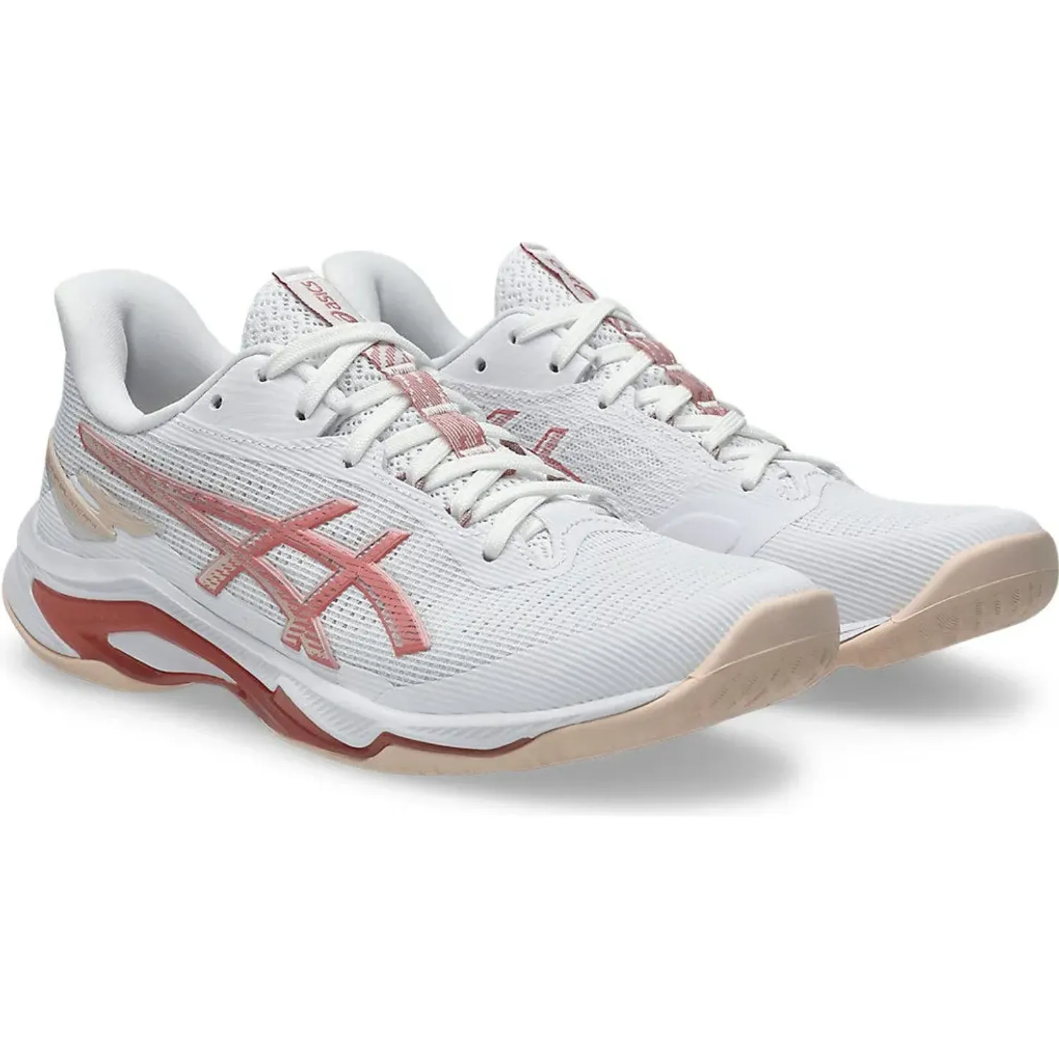 Zapatillas Asics De Voley Mujer Netburner Ballistic Ff 4 color blanco | Platanitos
