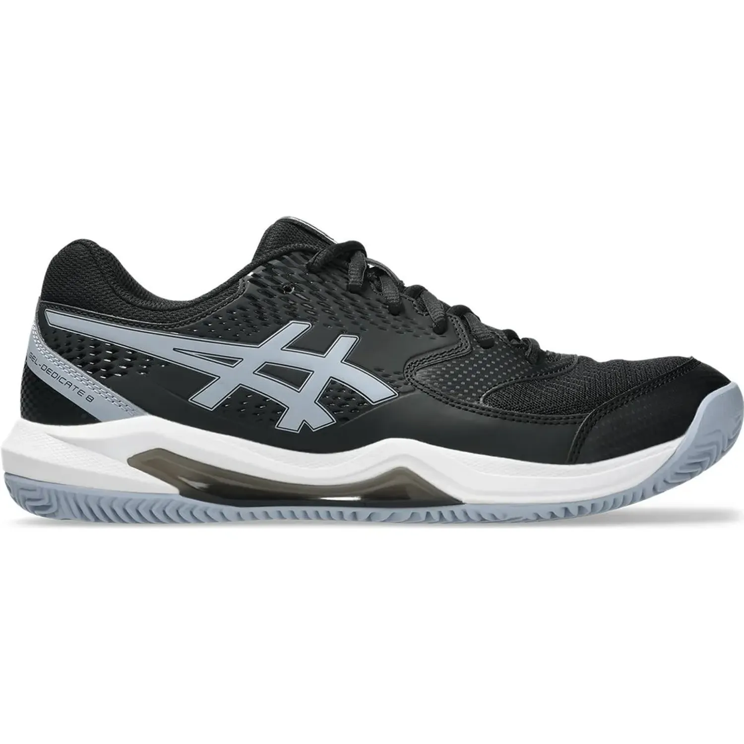Zapatillas Asics De Tenis Hombre Gel-Dedicate 8 Clay color negro | Platanitos