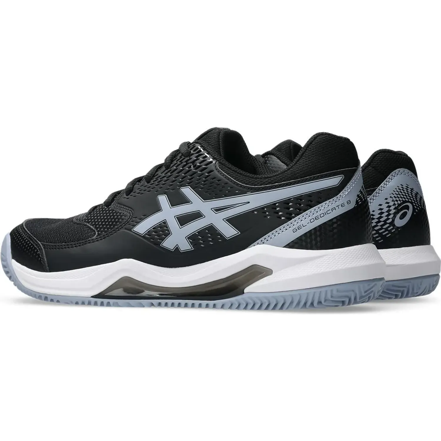 Zapatillas Asics De Tenis Hombre Gel-Dedicate 8 Clay color negro | Platanitos
