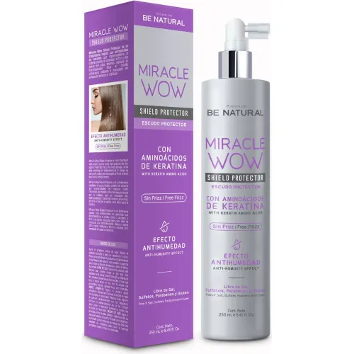 Miracle Be Natural Wow Shield Protector 250ml Be Natural color morado | Platanitos
