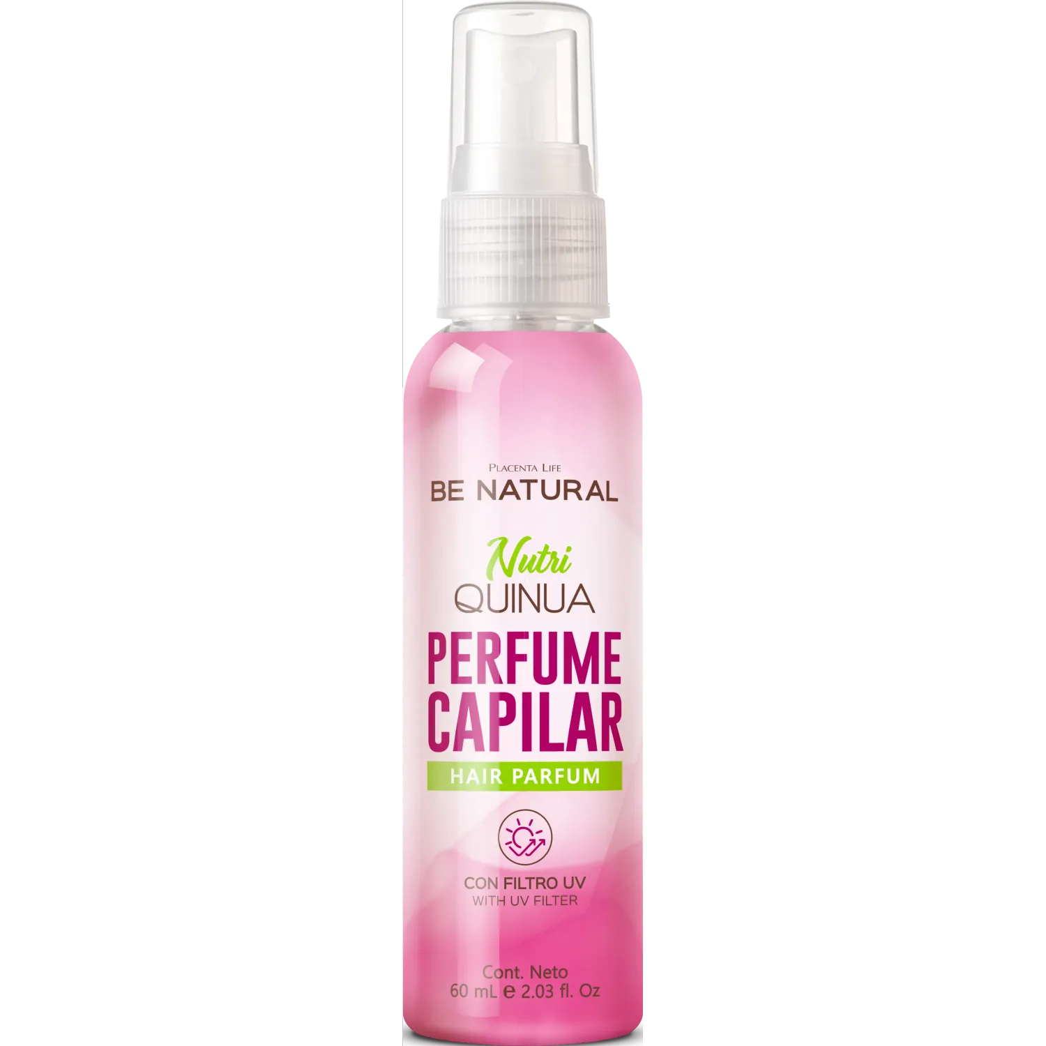 BE NATURAL Perfume Be Natural Capilar Nutri Quinua 60ml Be Natural color rosa | Platanitos