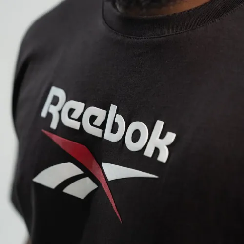 Reebok Polo Deportiva Hombre Mid Stack Logo