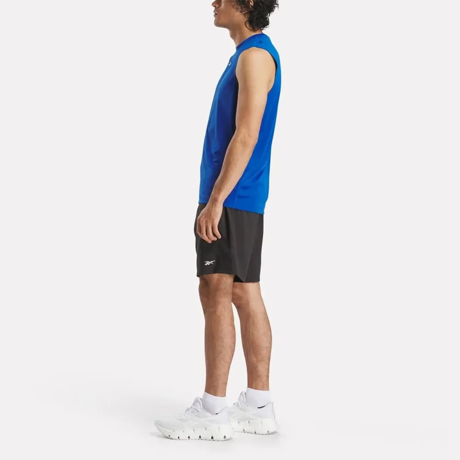 Polo Reebok Training Hombre Id Train Slvls Tech color azul | Platanitos