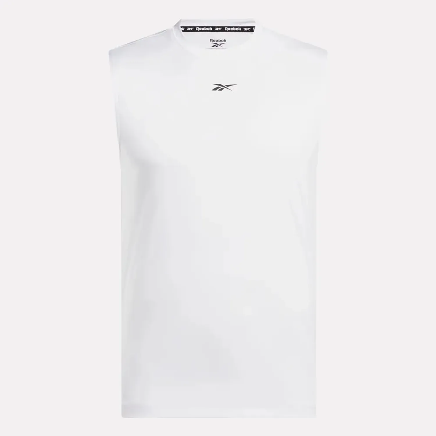 Polo Reebok Training Hombre Id Train Slvls Tech color blanco | Platanitos