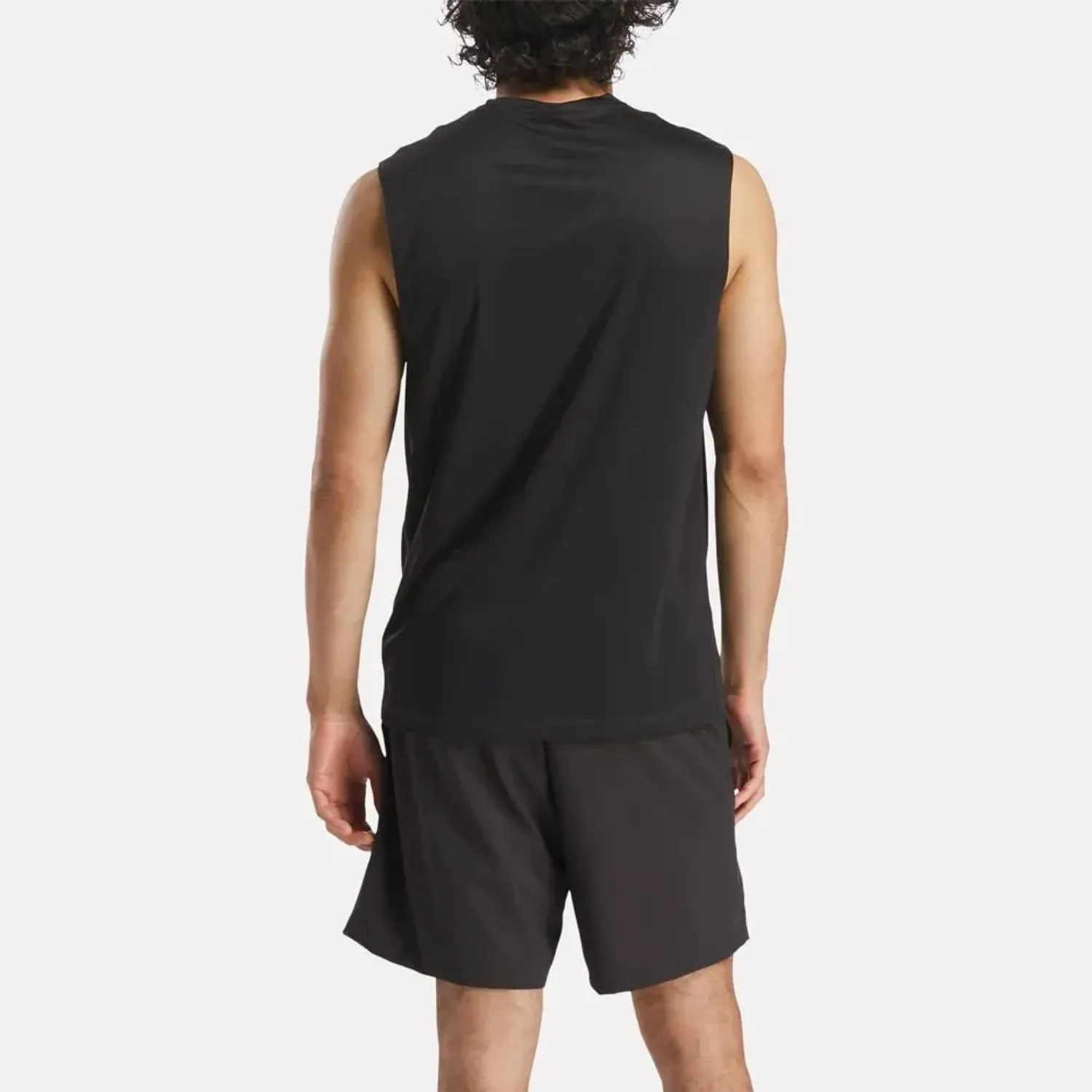 Polo Reebok Training Hombre Id Train Slvls Tech color negro | Platanitos